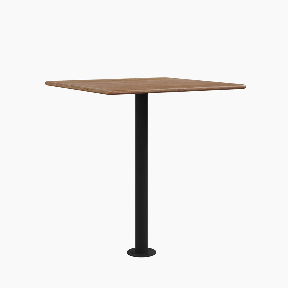 Cafe Table - Rectangular Top, Bolted Base - RAD Furniture