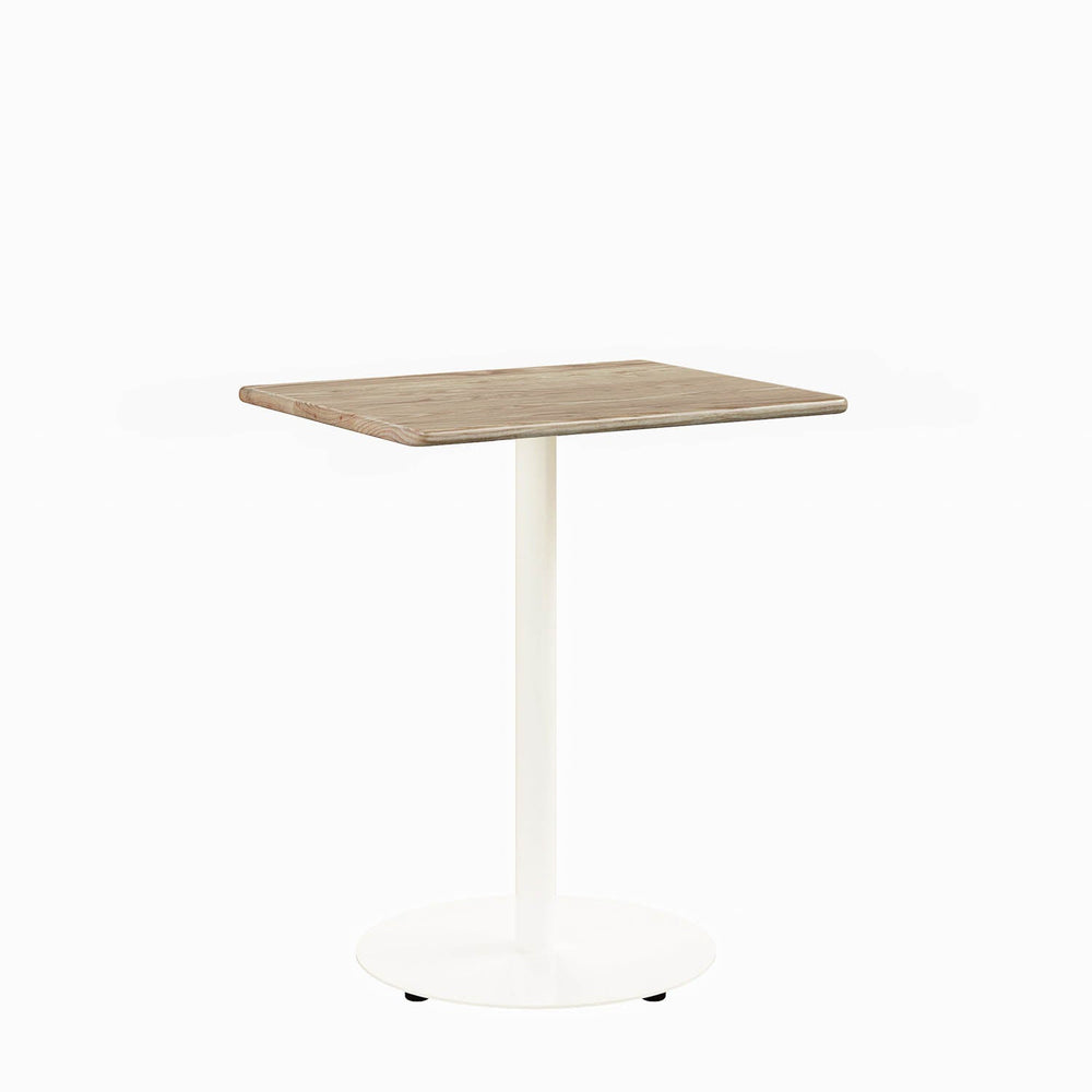Cafe Table Back View Cafe Table - Rectangular Top, Weighted Base - RAD Furniture