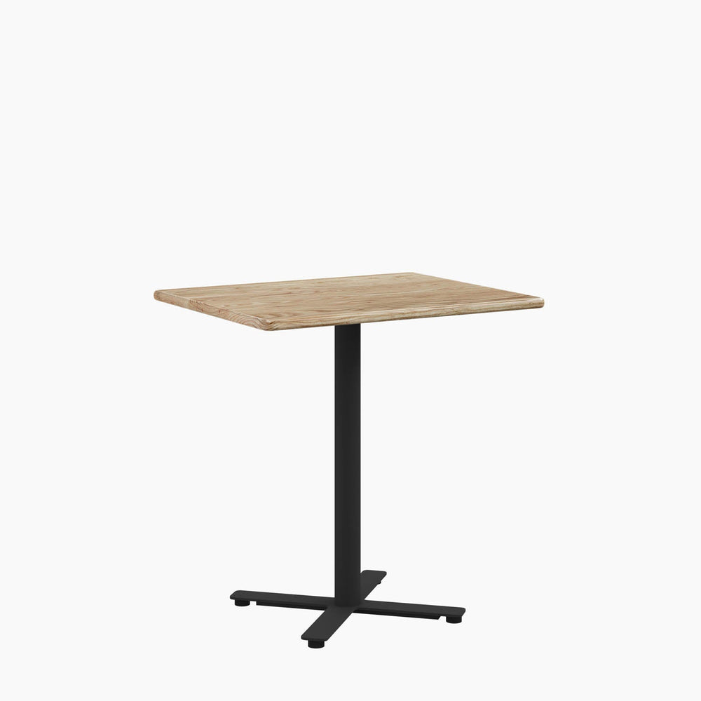 Cafe Table - Rectangular Top, X Base
