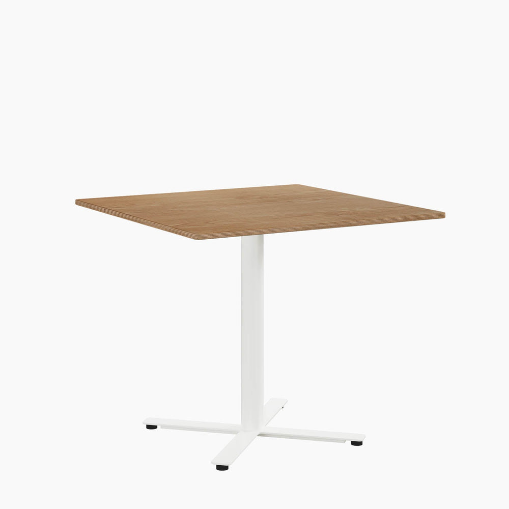 Cafe Table Back View Cafe Table - Rectangular Top, X Base - RAD Furniture