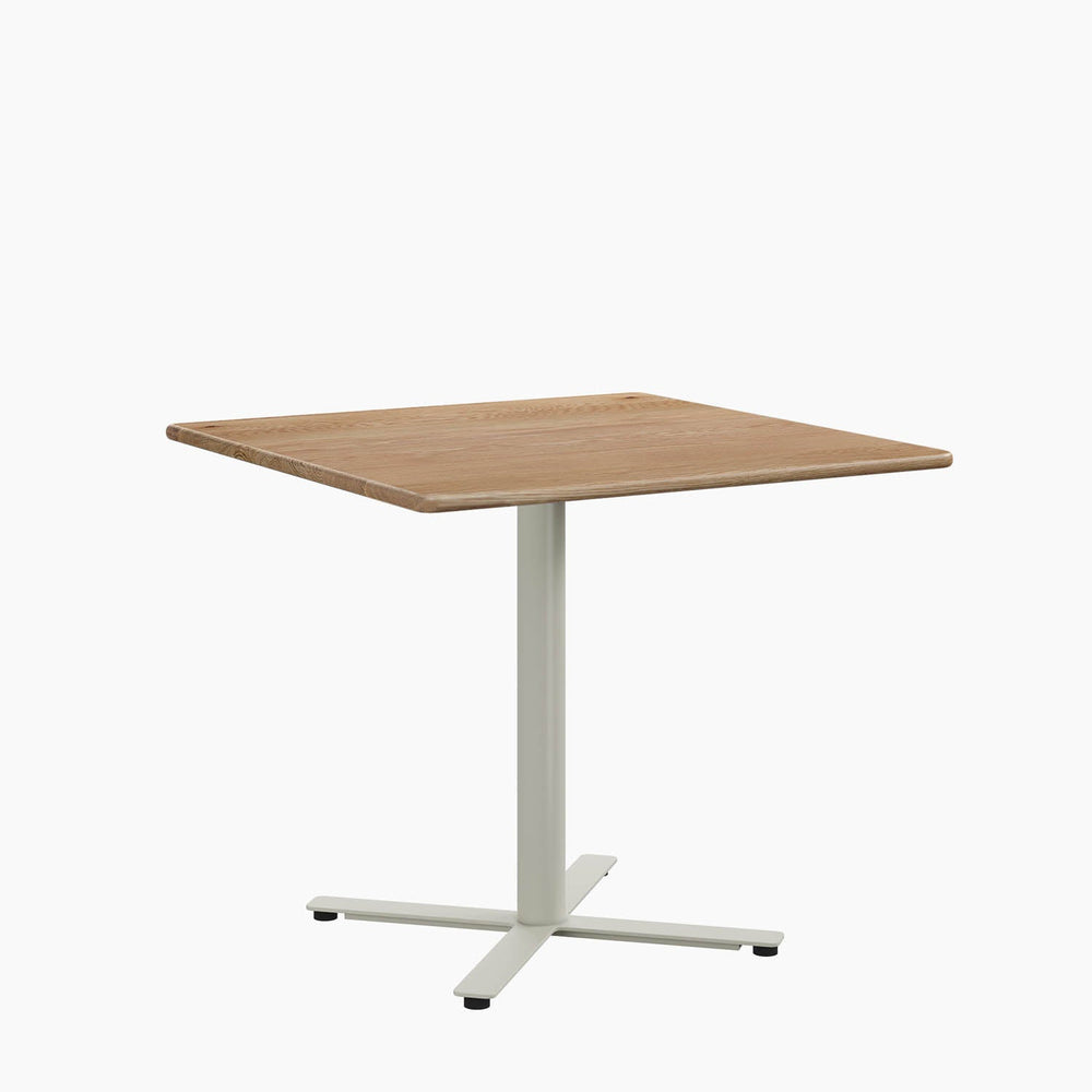 Cafe Table Back View Cafe Table - Rectangular Top, X Base - RAD Furniture