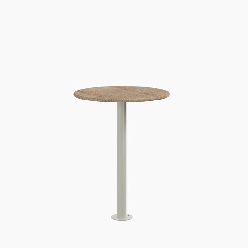 Cafe Table - Round Top, Bolted Base