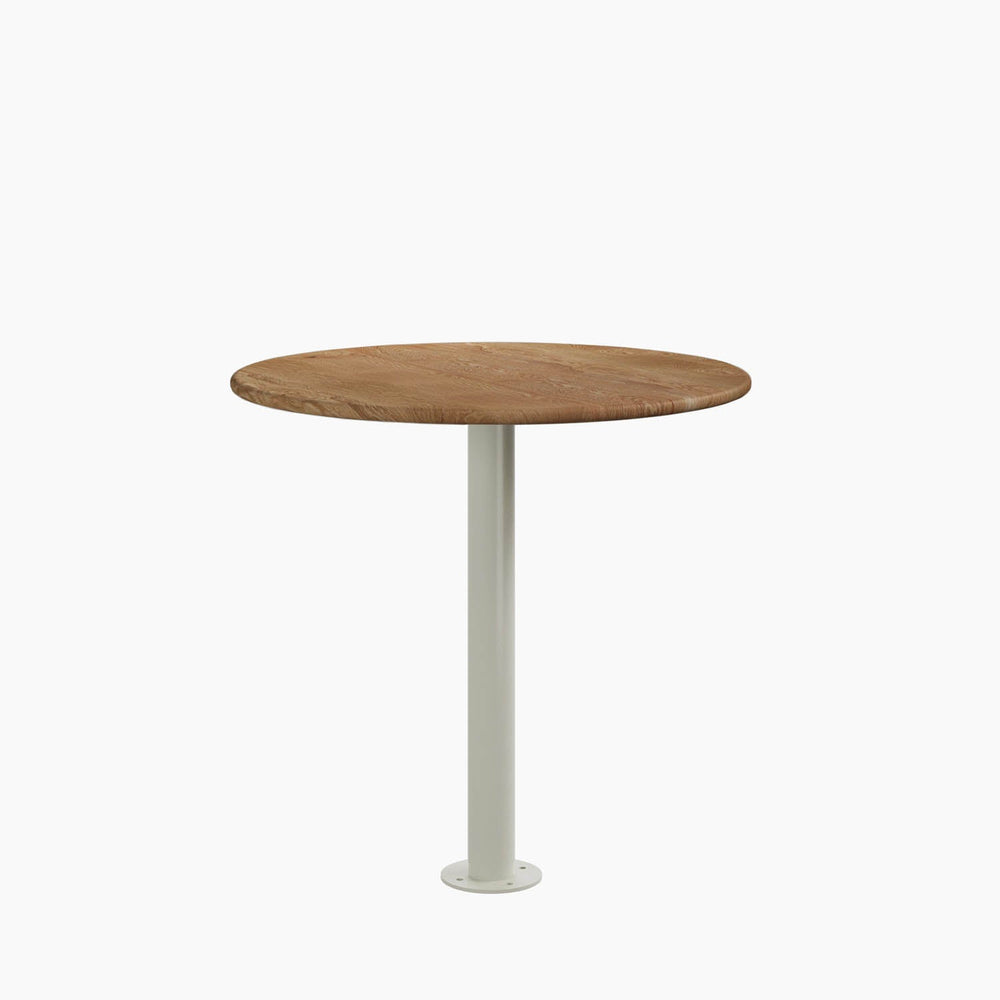 Cafe Table Back View Cafe Table - Round Top, Bolted Base - RAD Furniture