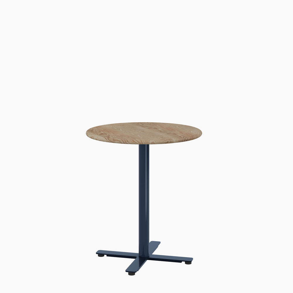 Cafe Table Back View Cafe Table - Round Top, X Base - RAD Furniture